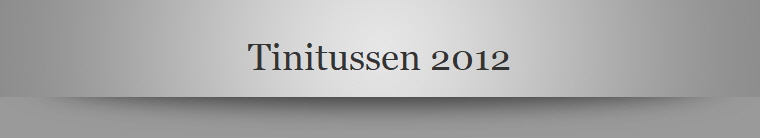 Tinitussen 2012